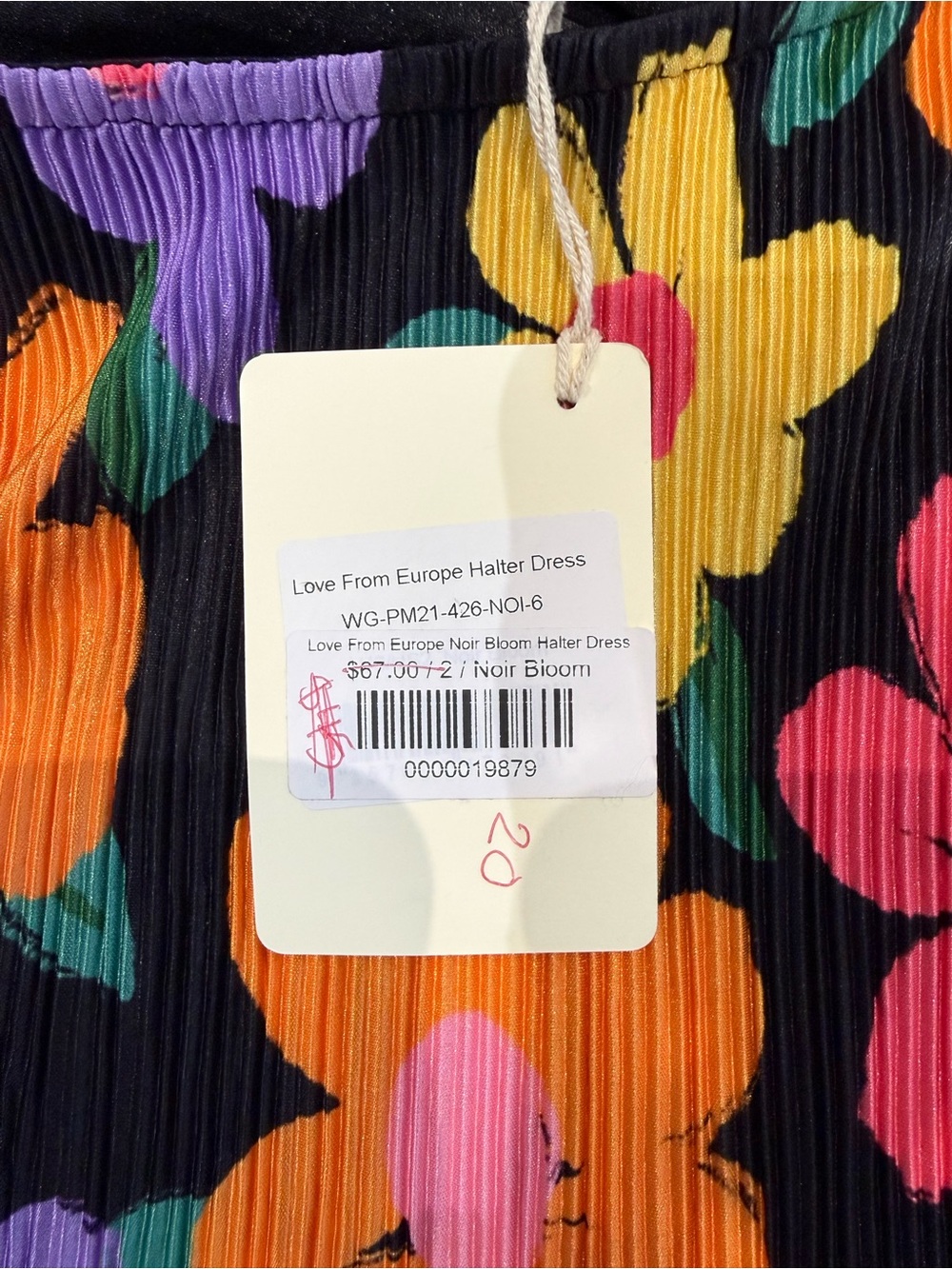 Peppermayo Love from Europe halter dress with Multicolor Floral Print - Picture 5 of 6
